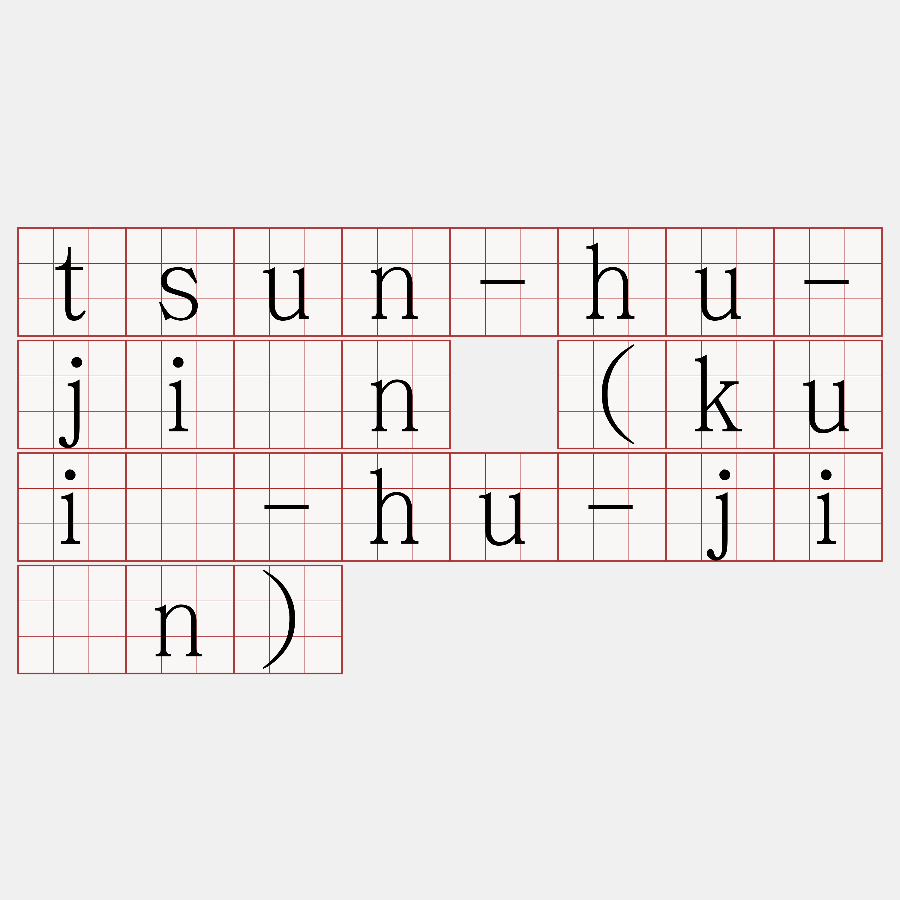 tsun-hu-jîn (kuì-hu-jîn)